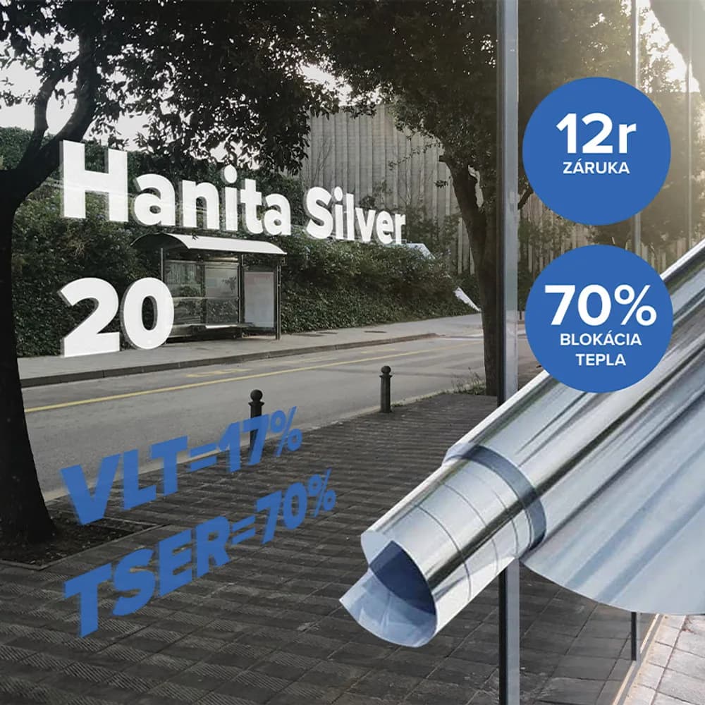 Fólia na sklo Hanita Silver 20