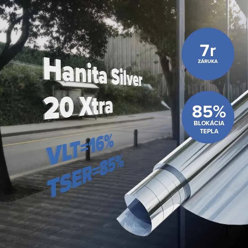 Fólia na sklo Hanita Silver 20 Xtra