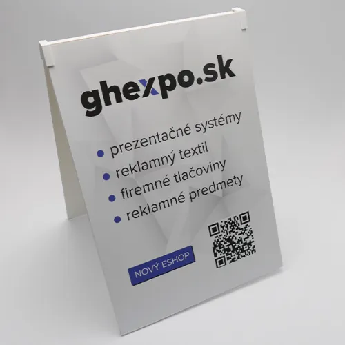 Plastový áčkový stojan