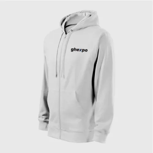 Pánská mikina na zip s kapucí.