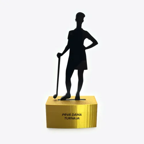 Sportovní trofeje - golfistka