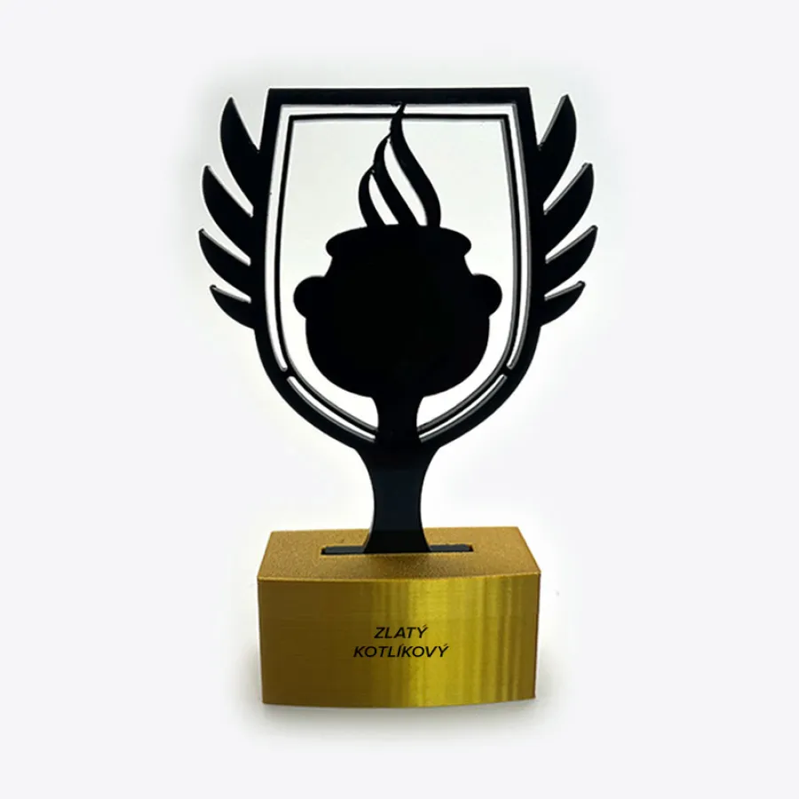 Oceňte výnimočné úspechy štýlovo s našou trofejou guláš. Personalizácia UV potlačou je samozrejmosťou. Množstevné zľavy. Kontaktujte nás.