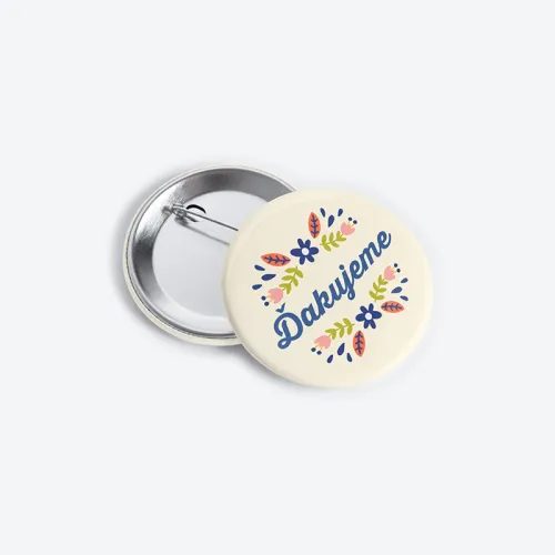 Odznaky s průměrem 37 mm