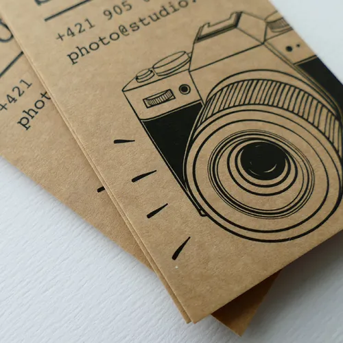 Recyklované vizitky