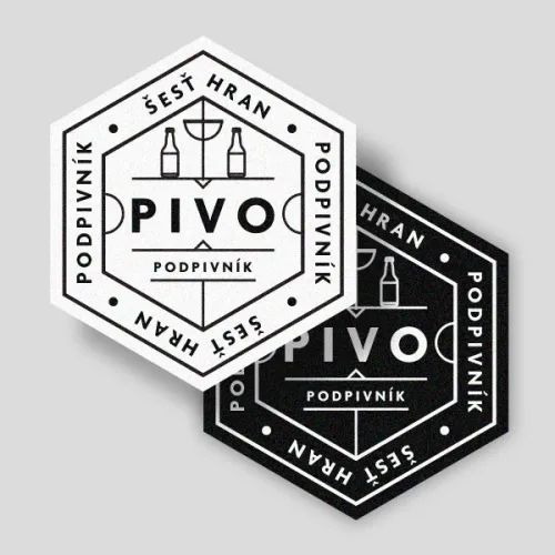 Podpivníky šestihranné