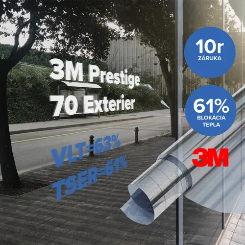 Fólie na sklo 3M Prestige 70 Exteriér