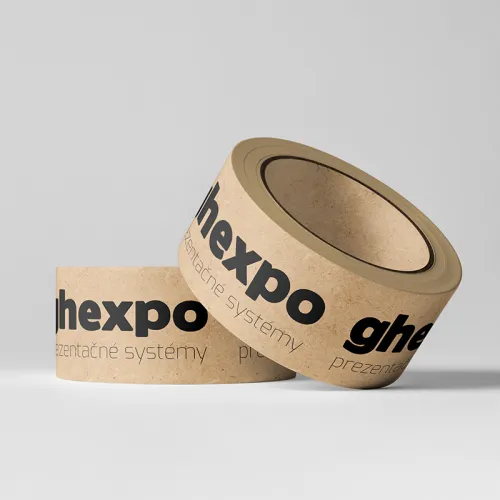 Papírová lepicí páska s potiskem