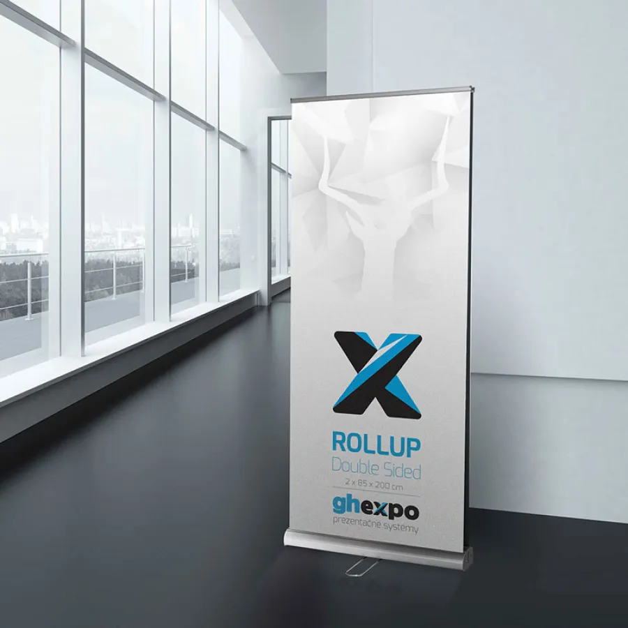 Potrebujete si na event alebo pred prezentačný stánok postaviť rollup, ktorý upúta oči okoloidúcich? Vyberte si z našej ponuky, pomôžeme vám aj s návrhom dizajnu.