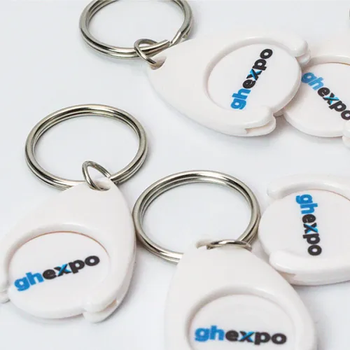 Žeton na klíče s potiskem