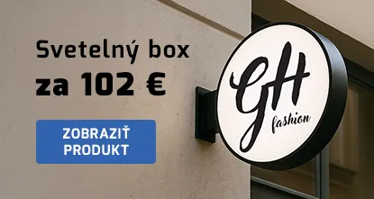  - Svetelný box za 102 €
